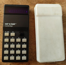 Vintage Sinclair Cambridge Pocket Calculator Complete | Fully Working