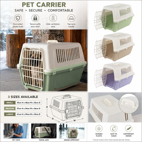 Pet travel carrier dog - carrier, cat