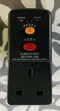 RCD Safety Plug In  Socket Circuit Breaker Trip Switch Masterplug Adaptor ARCDKG