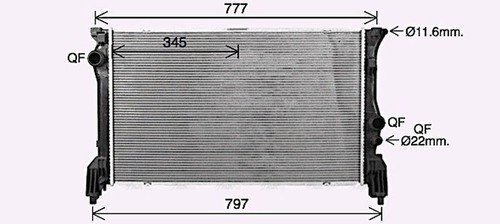 Ava coolant radiator - ava,