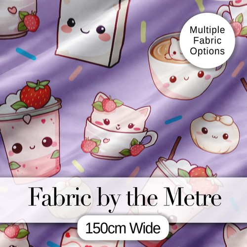 Cute strawberry cat coffee - cute,