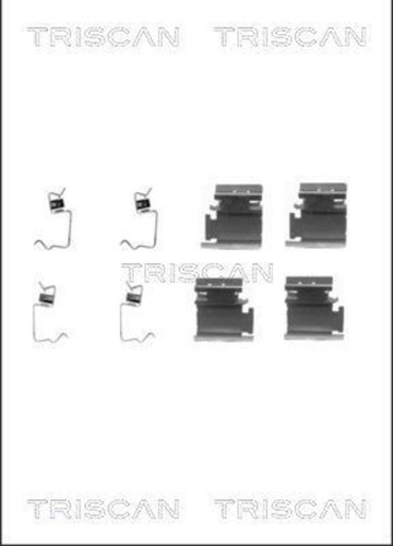 Triscan disc brake pad - disc,