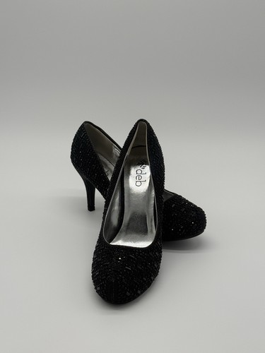 New deb black rhinestone high - black,