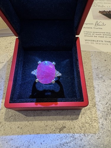 Ruby ring set in - ruby,