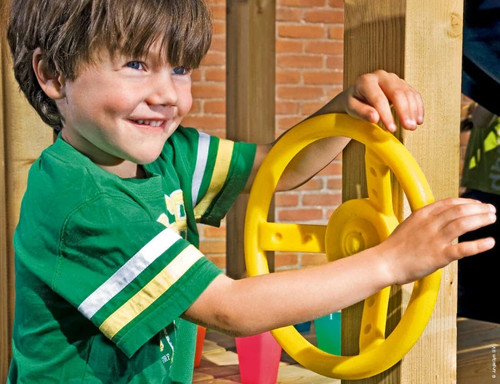 Kids plastic yellow steering