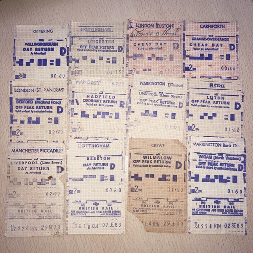 Railway tickets - x.,