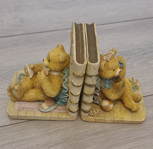Vintage resin teddy bear - vintage,