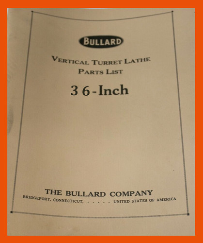 Bullard vertical turret lathe - turret,