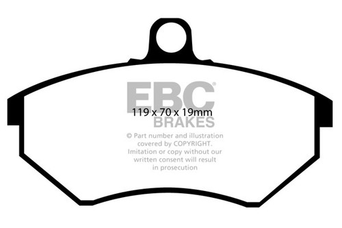 Ebc greenstuff frt brake - greenstuff,