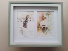 Gordon King Christmas Double prints  'Chistmas Sunday /Christmas Card FRAMED