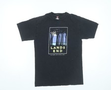 Mens UK Size S Hanes Black
