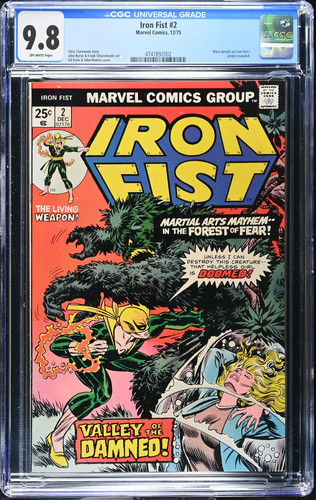 Iron fist cgc 8 - fist, •