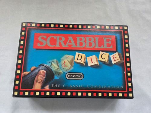 Vintage 1990 scrabble - 1990, dice