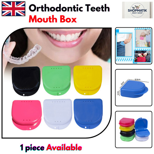 Orthodontic retainer box teeth - orthodontic,