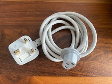 Genuine Original Apple iMac White Mains Power Cable | 1.8M UK | Volex