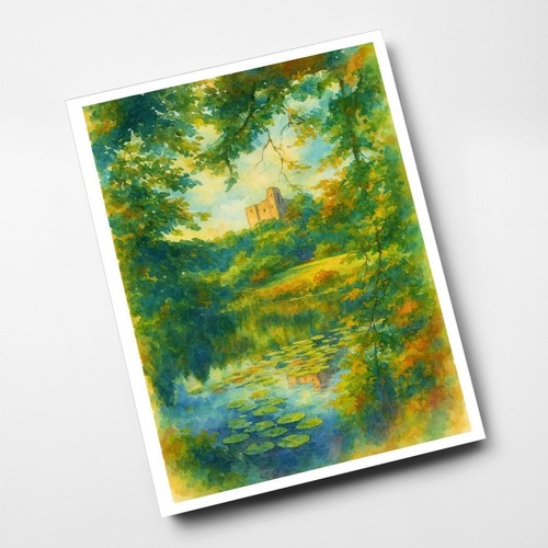 Print castle hedingham - a4,