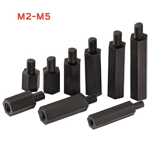 Plastic hex hexagonal - m2-m5,