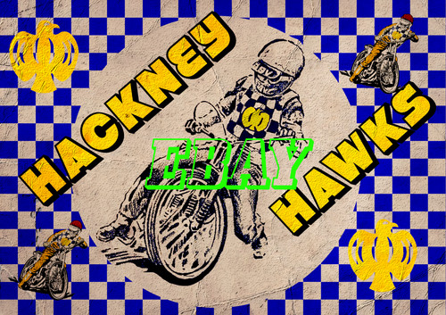Hackney speedway retro aged - hackney,