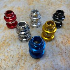 Tange MX320 1" Threaded Old School BMX Alloy Headset Black Blue Red Black Silver