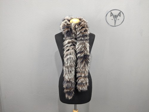 Fur fox scarf - long, size
