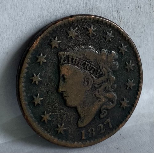 1827 coronet head - coronet, (matron)