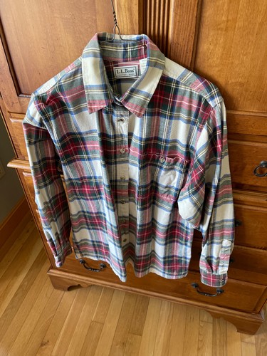 Bean flannel button - ll, down