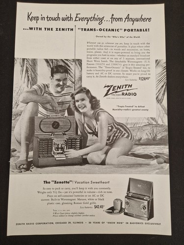 Zenith trans oceanic - zenith, trans-oceanic