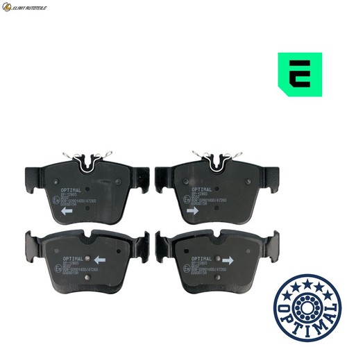Brake pad set - set,