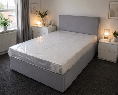 Small double bed - bed, set