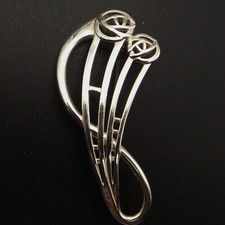 BROOCH sterling silver by