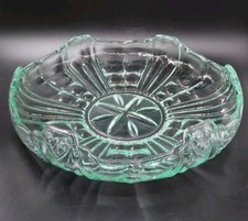 Vintage Aqua Glass Centrepiece