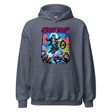 Street Wolf Motorcycle Hoodie
