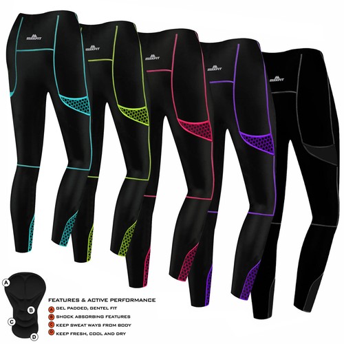 Ladies cycling tights - cycling, padded