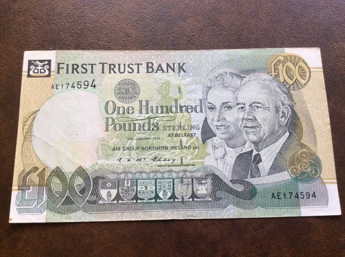 First trust bank - first, £100.00