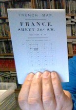 TRENCH MAP OF FRANCE 36C S.W