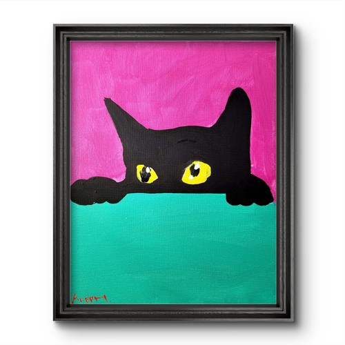 Aleph hand painted - painted, abstract