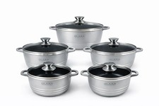 Silver 5 Piece Ceramic