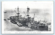 POSTCARD HMS MONTAGU RUN