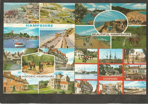 Postcards hampshire multiviews - postcards,