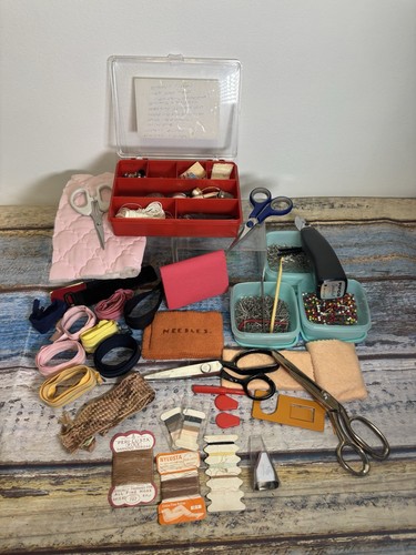 Vintage sewing haberdashery - vintage,