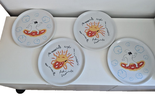 Alessi pizza plates set - di,