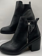 Top shop Black Boots Uk Size 6 NEW
