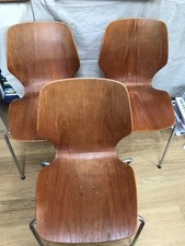 SET OF 1960's  original Scandinavian chairs by Westnofa, Norway. Good condition.
