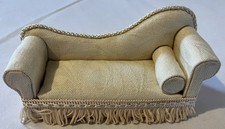 Handmade Vintage Dolls House Chaise Lounge / Sofa / Settee / Couch 1.12