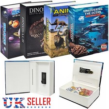 Diversion Book Safe with Combination Lock Hidden Storage Safe Lock Box for Cash