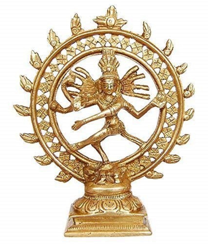 Brass lord shiva dancing - brass,