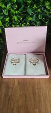 Paperchase Wedding Gift "Just married" Leather Passport Holder Set White NEW