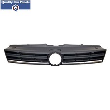 Front Grille Matte Black With Chrome Moulding Vw Polo 2014- On New High Quality