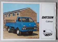 Datsun Cabstar Brochure 1979 - Pick-Up  Chassis Cab