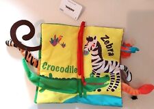 NEW! Kids Baby Intelligence Development Infant Soft Jungle Animal cloth book 